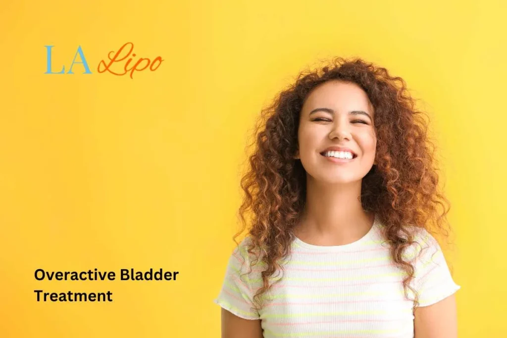 woman smiling about overactive bladder treatment Eastbourne solutions